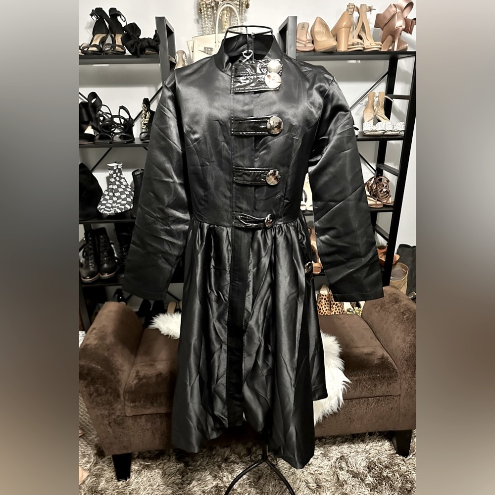 Black A line dress